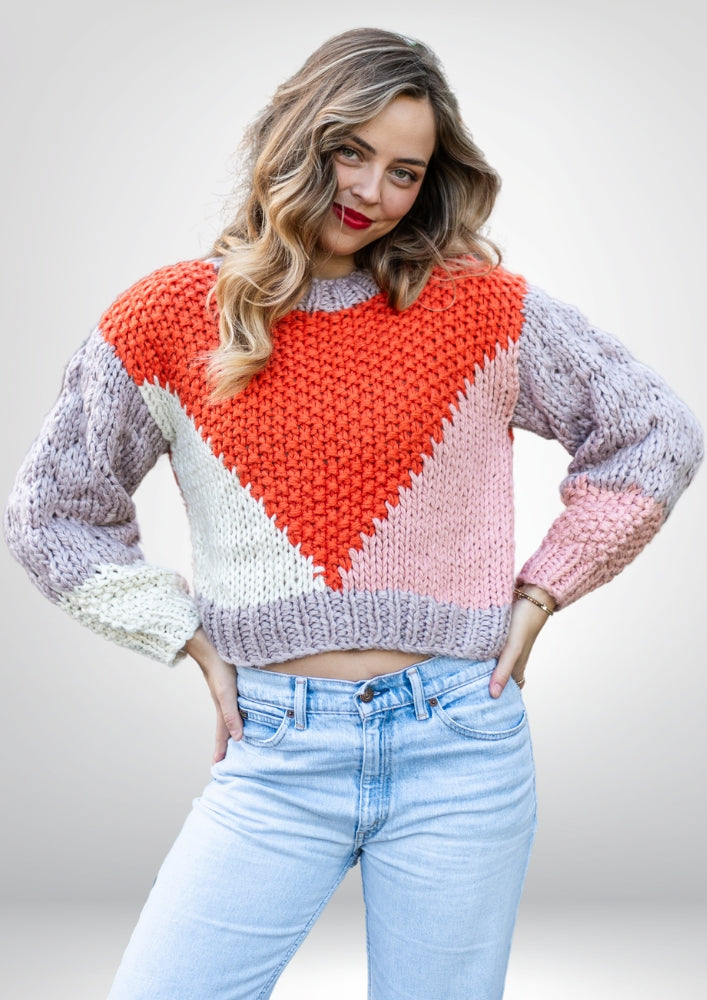 Hyams Handmade Jumper | Orange