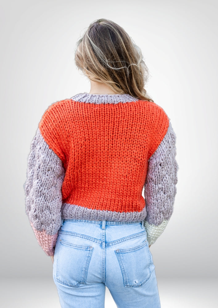 Hyams Handmade Jumper | Orange