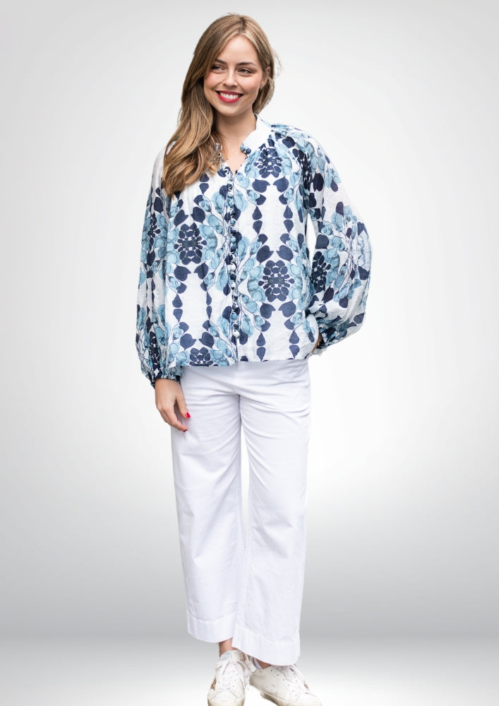 Stella Blouse | Blue