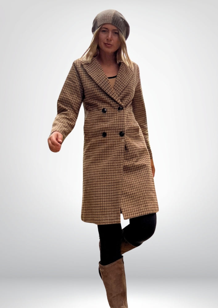 Oxford Coat | Brown Check