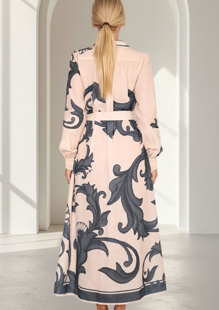 Melody Linen Dress | Beige