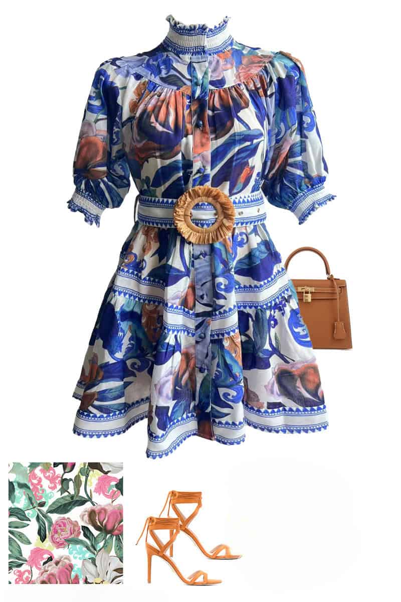 Catalina Short Dress | Blue