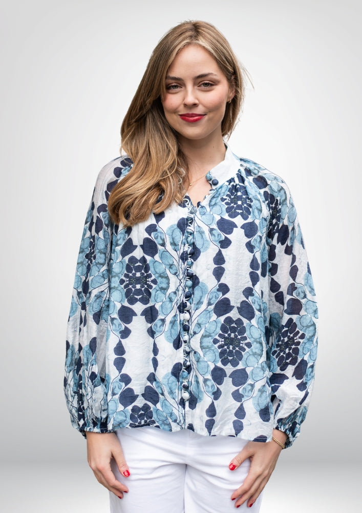 Stella Blouse | Blue