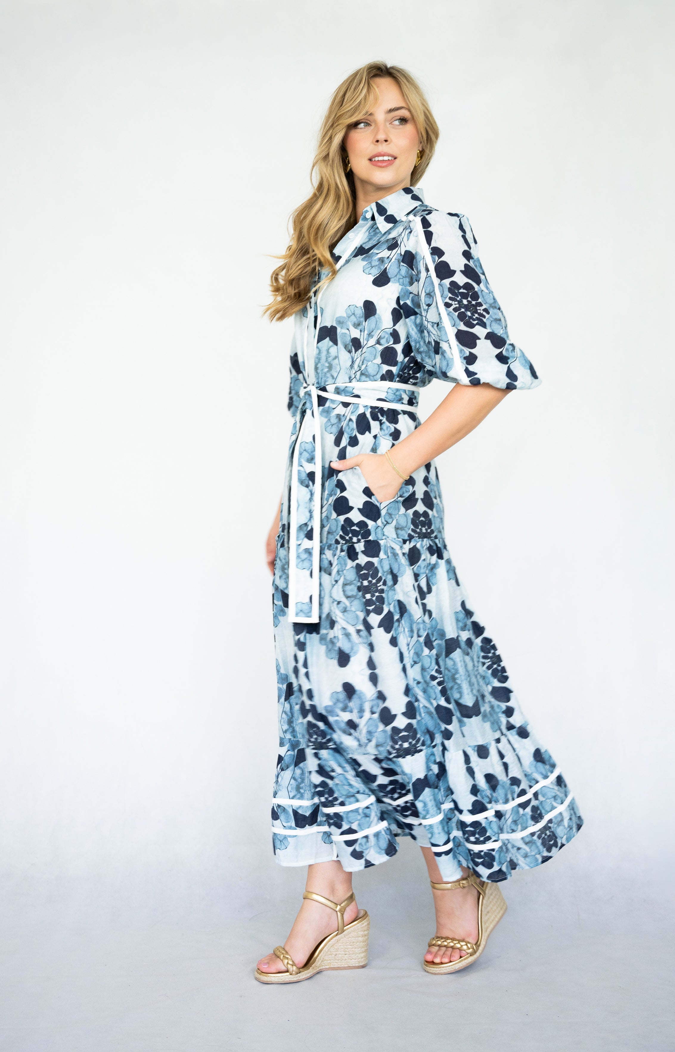 Abby Dress | Blue