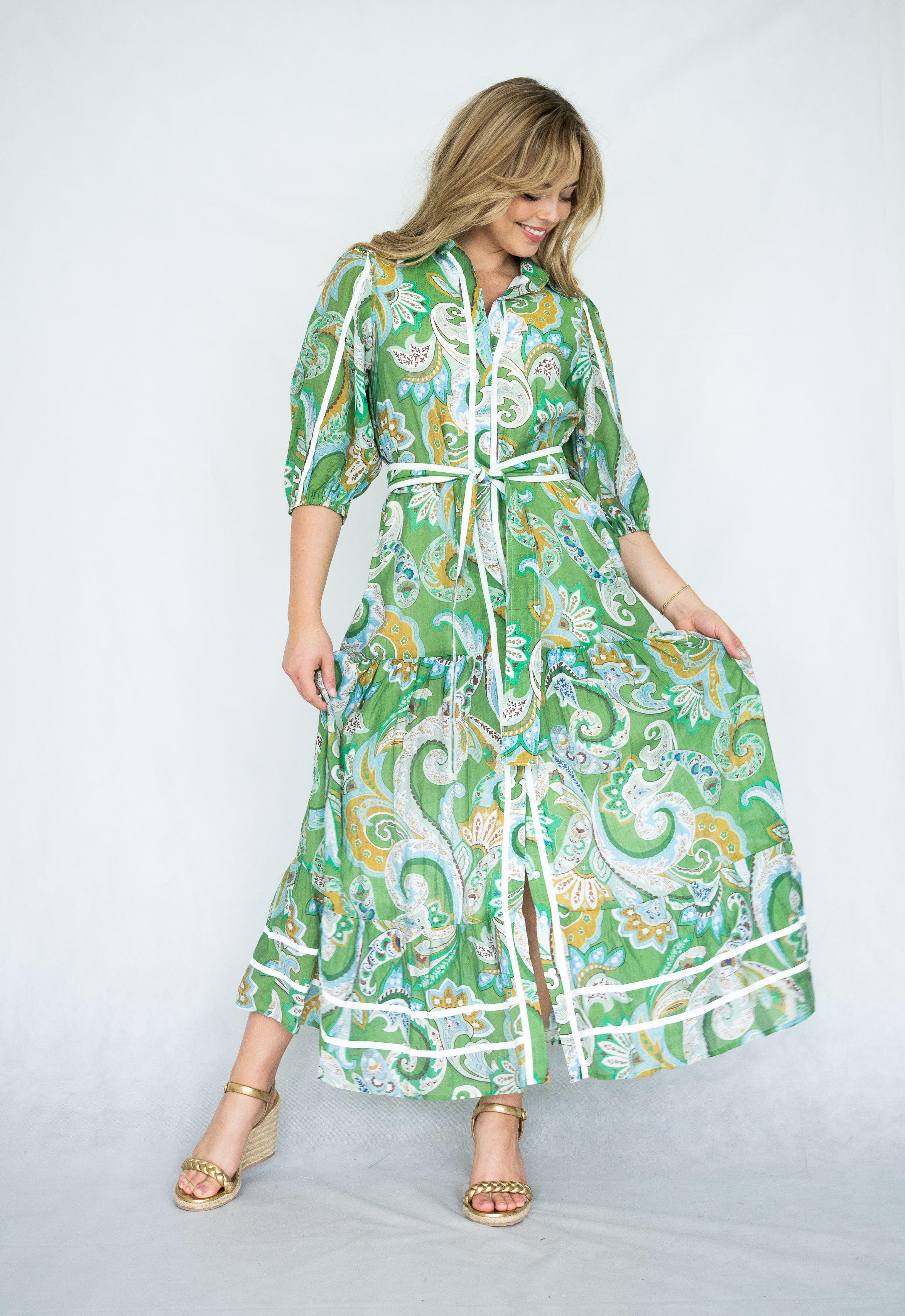 Adeline Dress | Green