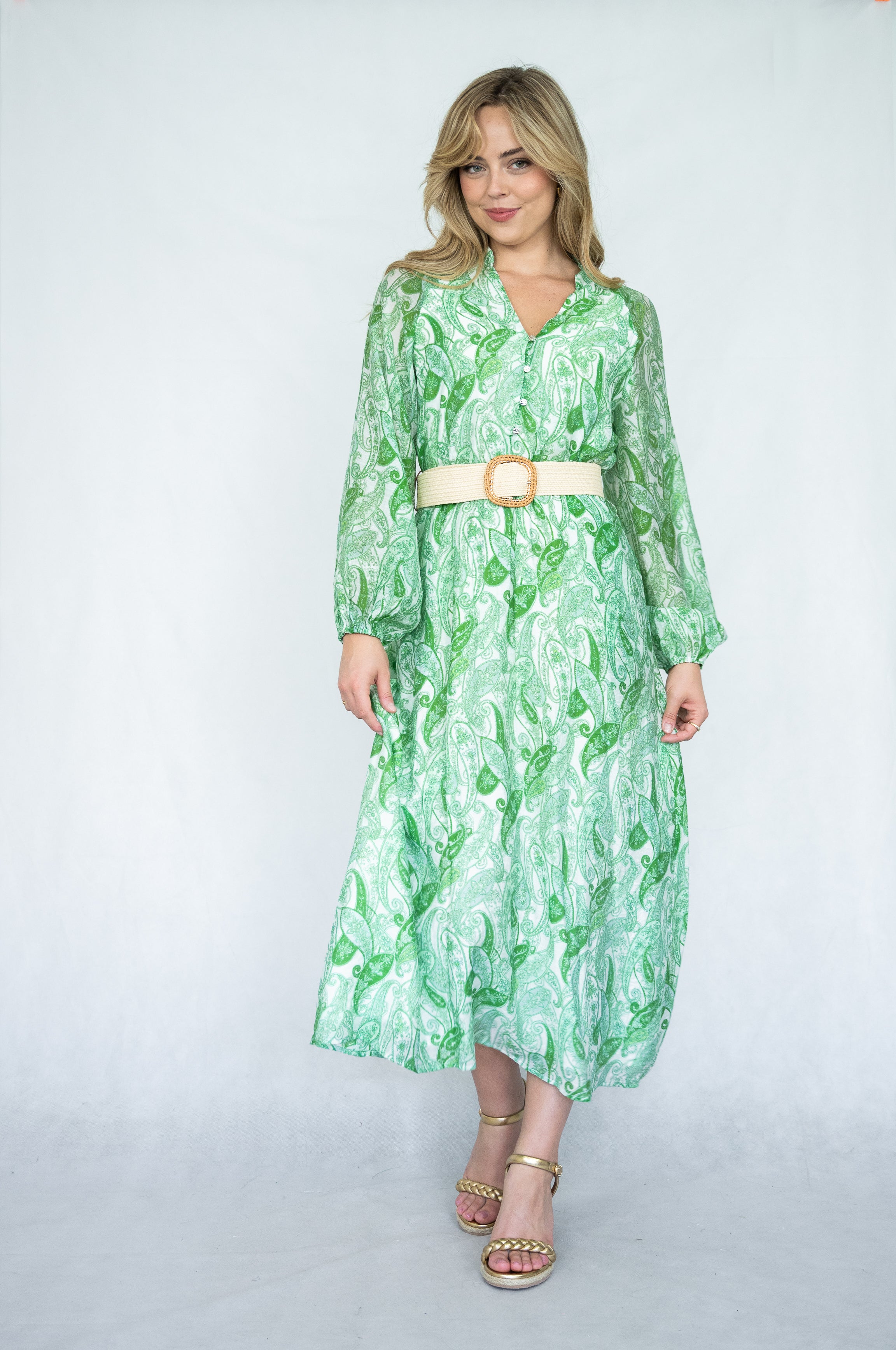 Delray Dress | Green