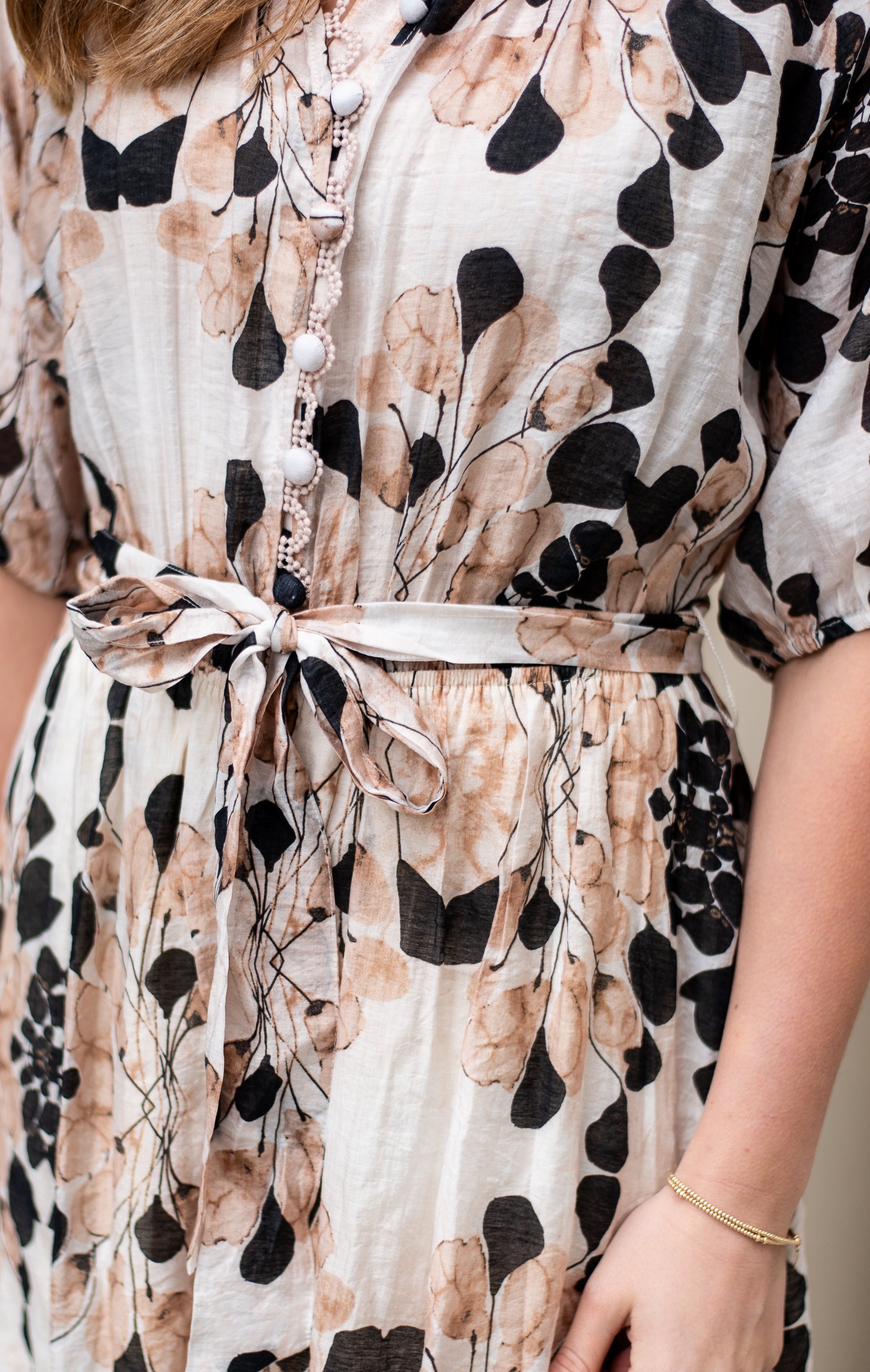 Isabella Dress | Beige