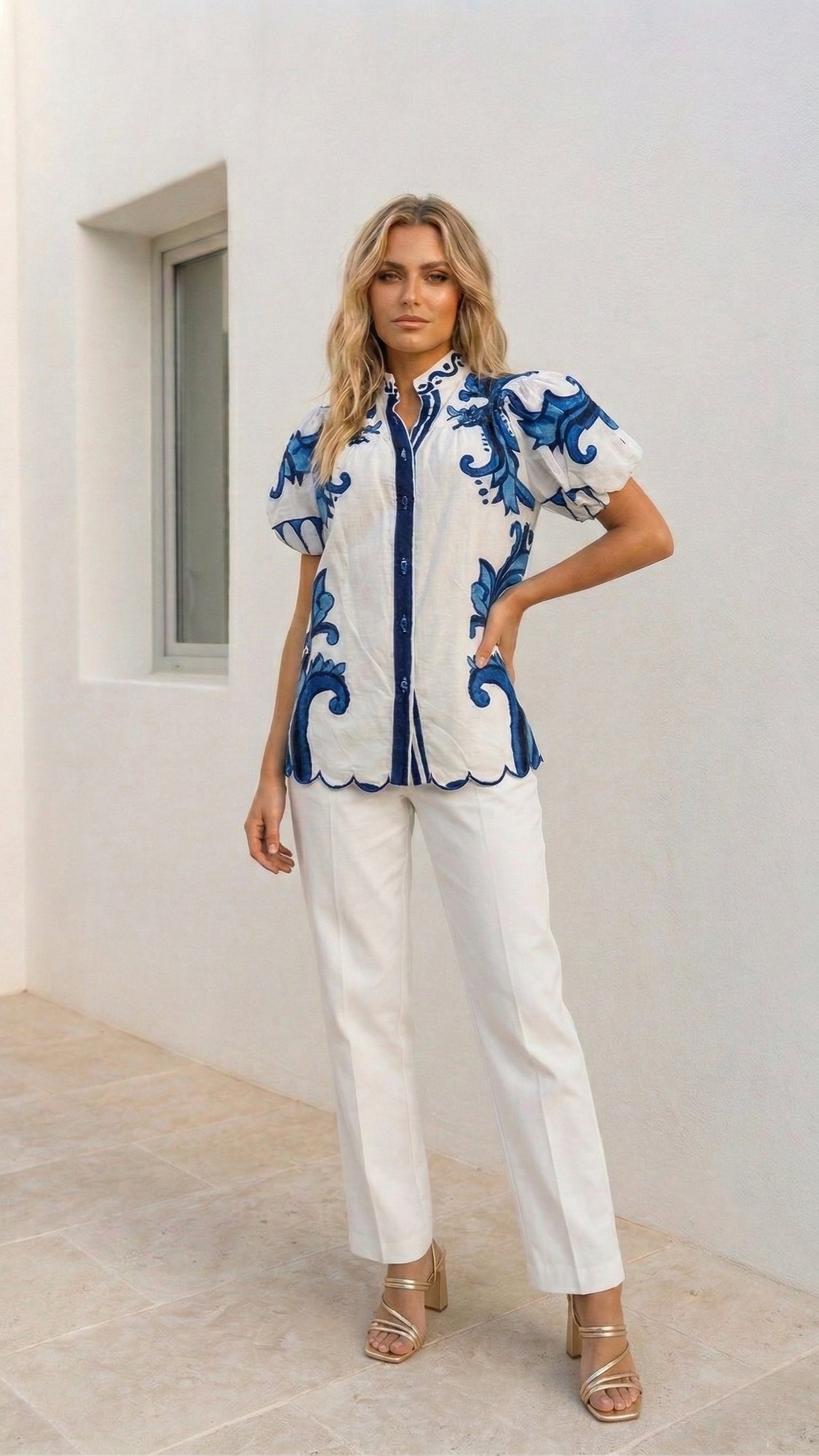 Mila Shirt | Blue
