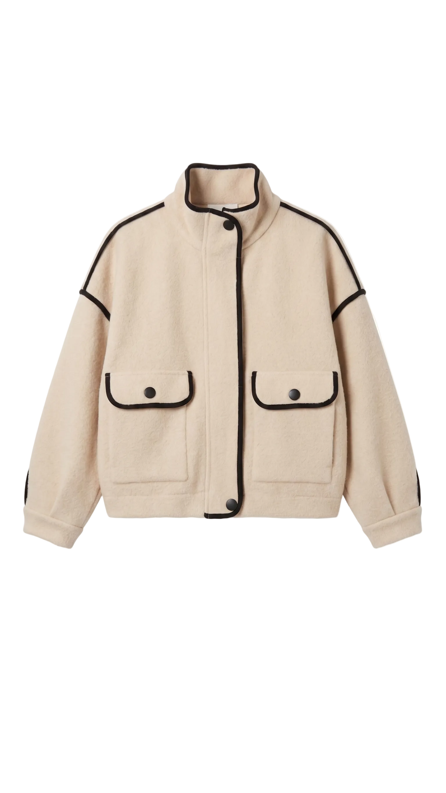 Aspen Jacket | Beige - Blk