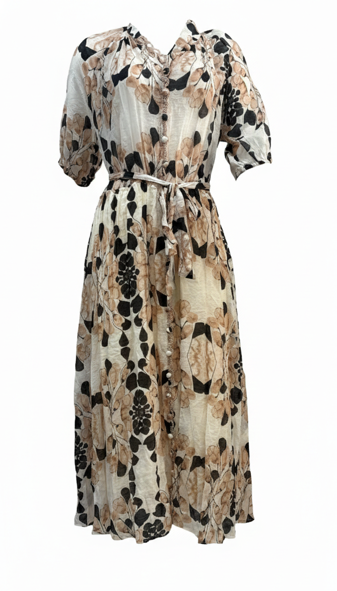 Isabella Dress | Beige