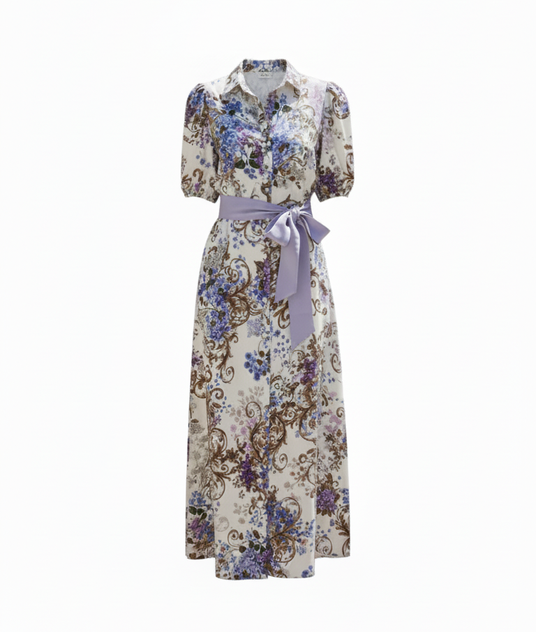 Erin Dress | White Floral