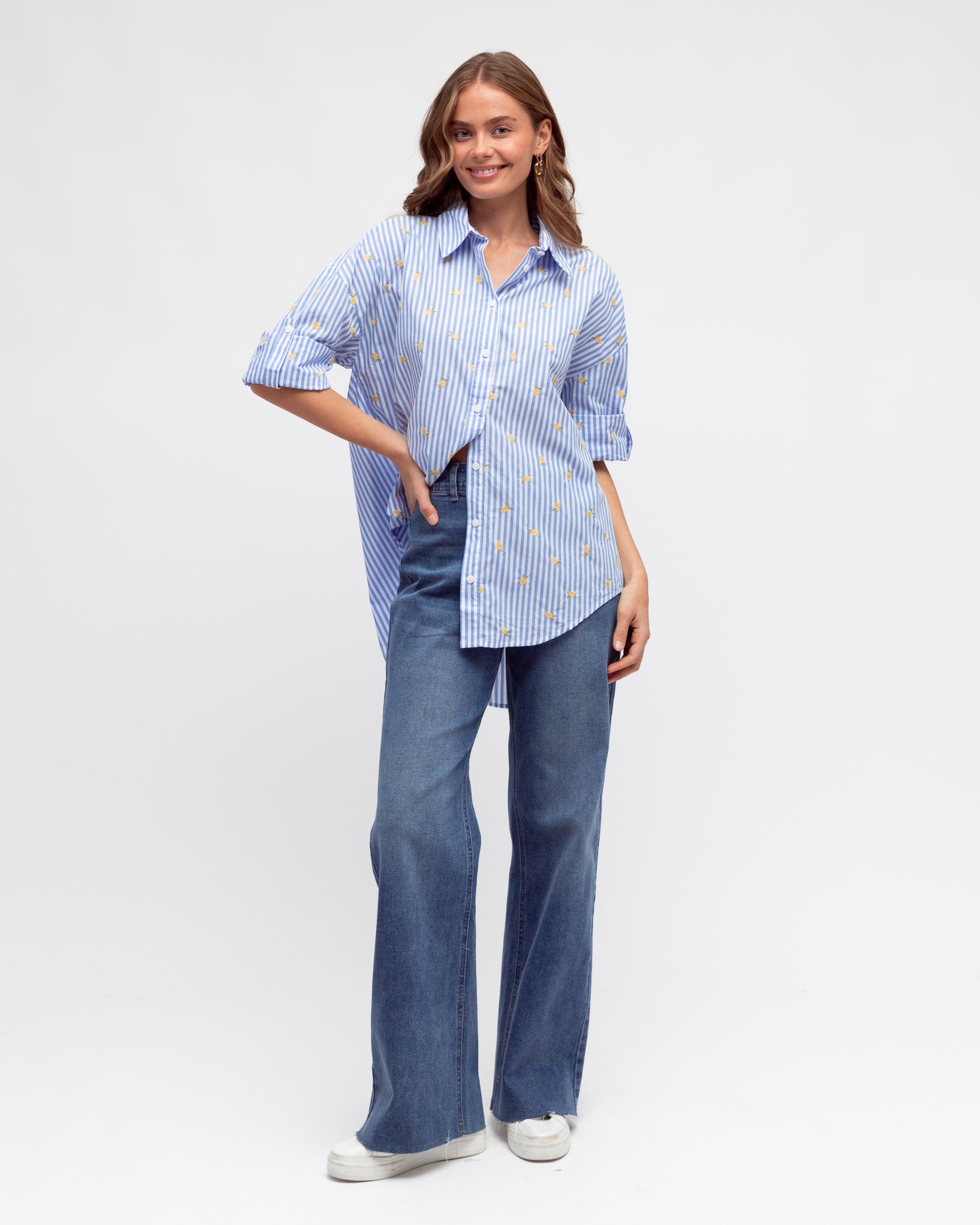 Limoncello Shirt | Blue Stripe