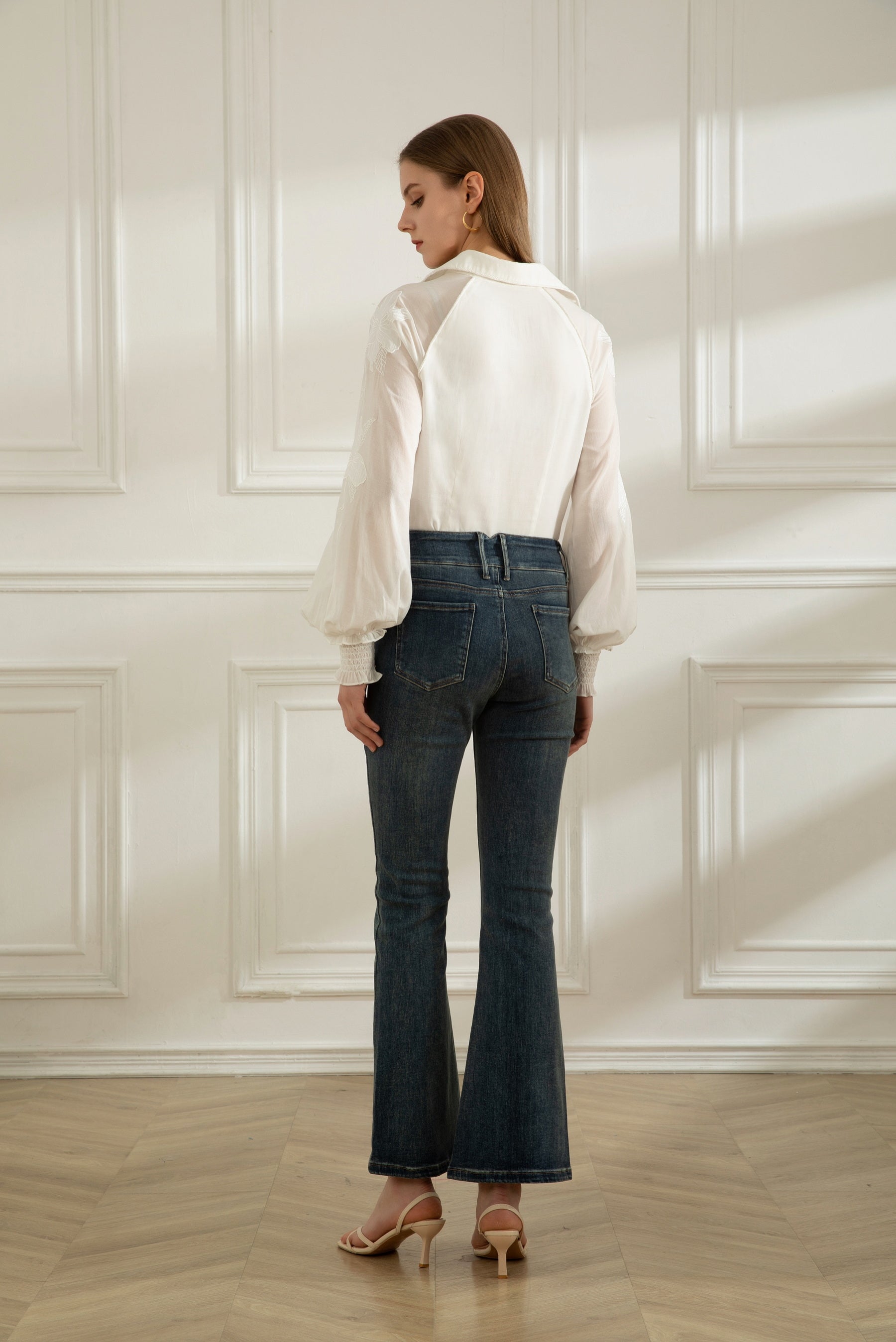 GDS Camille Blouse | White BLOUSES autumn-winter AW 23 BLOUSES BRUNCH CASUAL Catch GDS L M S SALE 40 % WHITE WORK XL XS