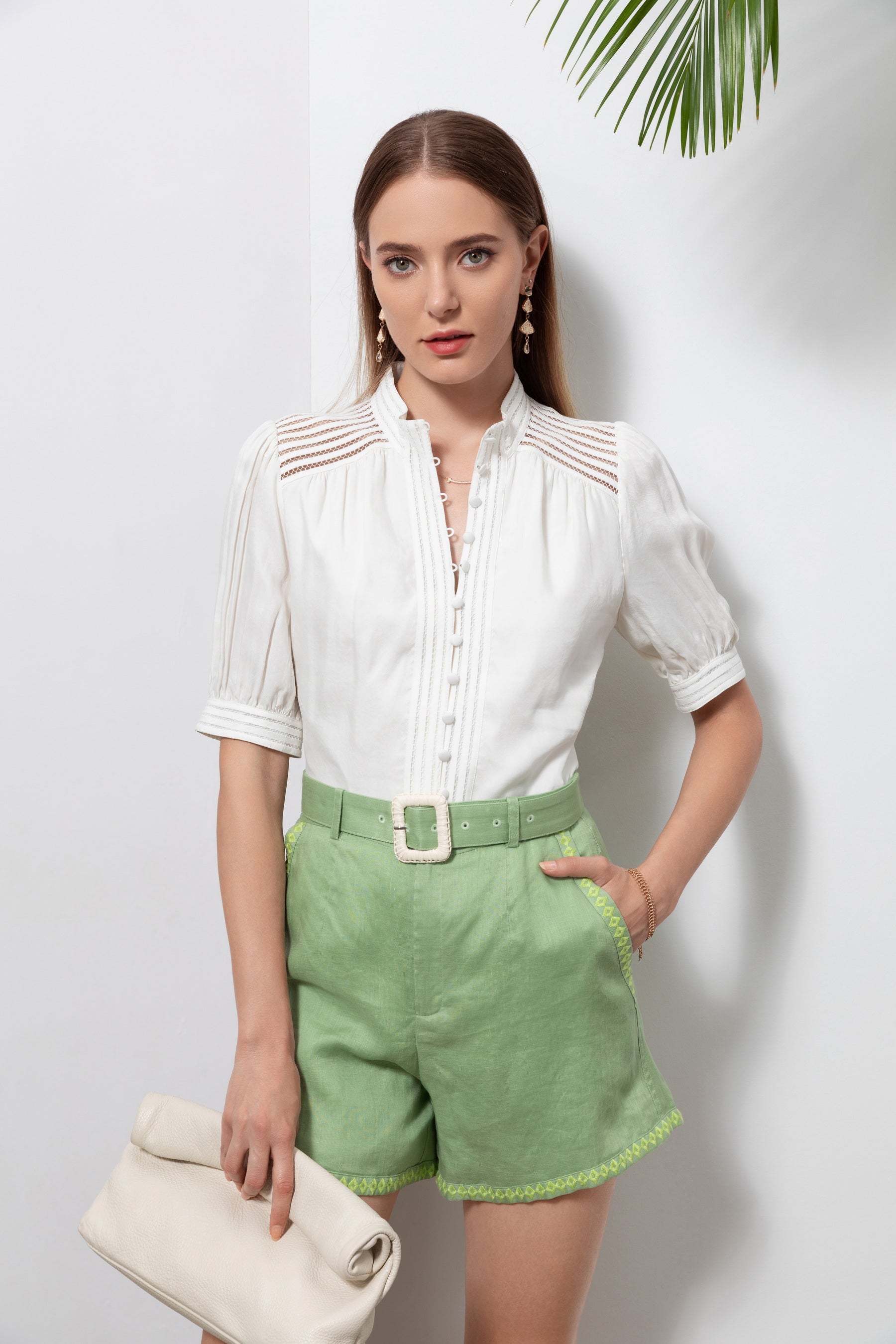 GDS Cecile Shorts | Aspen Green SHORTS Catch GDS GREEN L M S XL XS