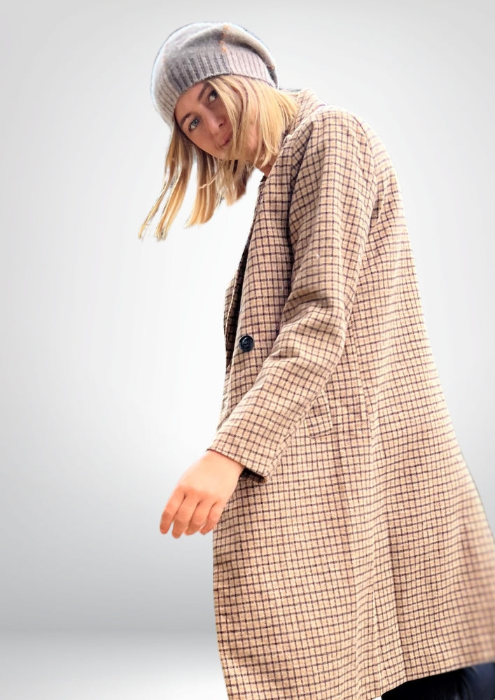 Oxford Coat | Brown Check