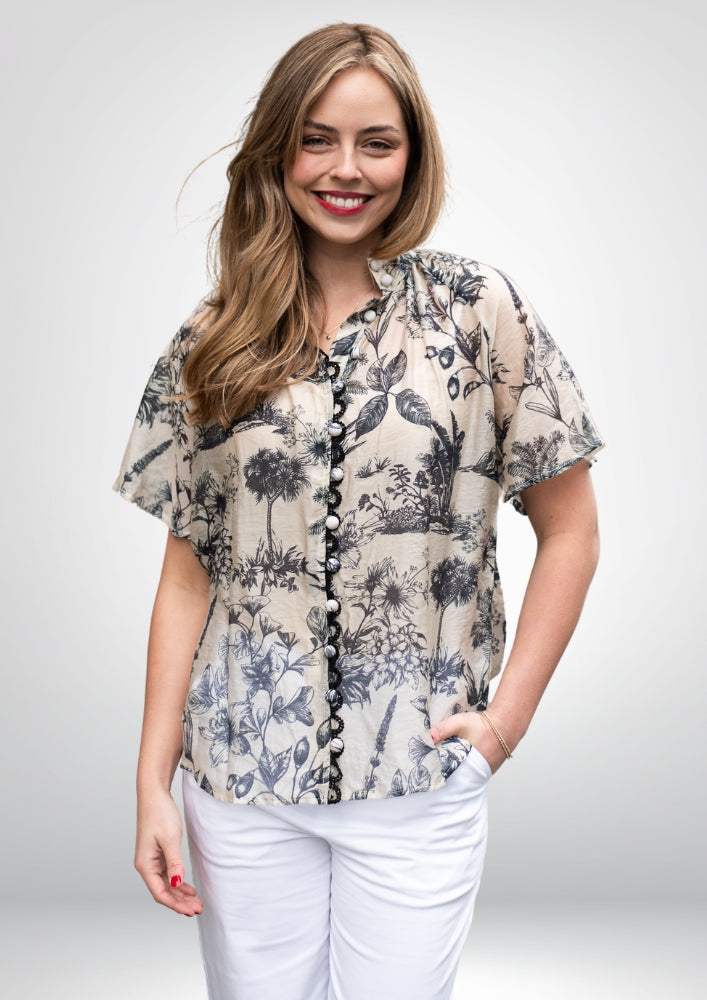 Idora  Blouse   | Black