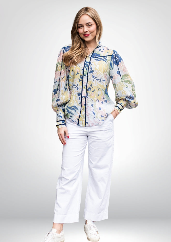 Venice Blouse  | Seagrass