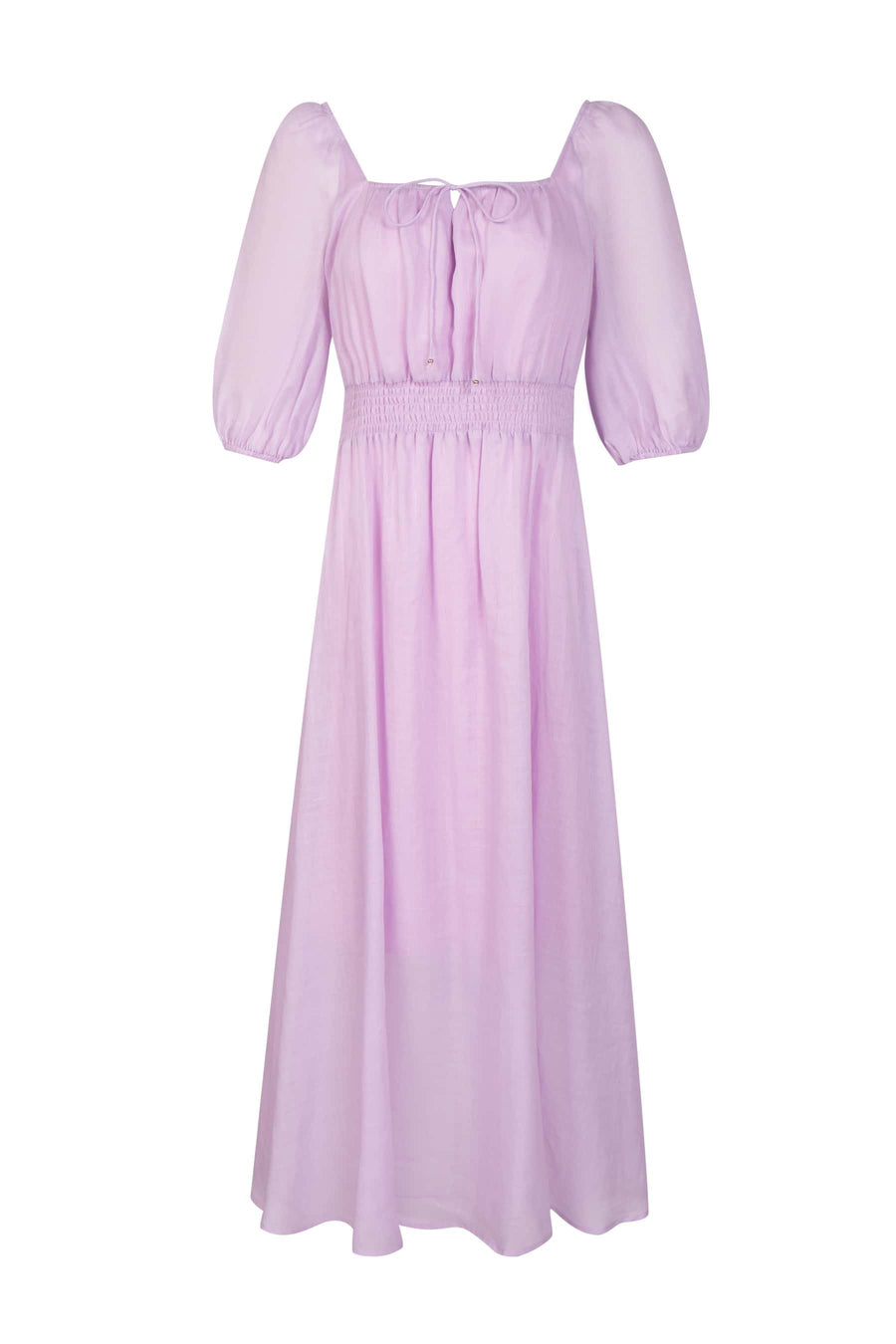 GDS Isla Linen Long Dress | Winson Orchid DRESSES 10 12 14 16 8 GDS L M S VIOLET XL XS