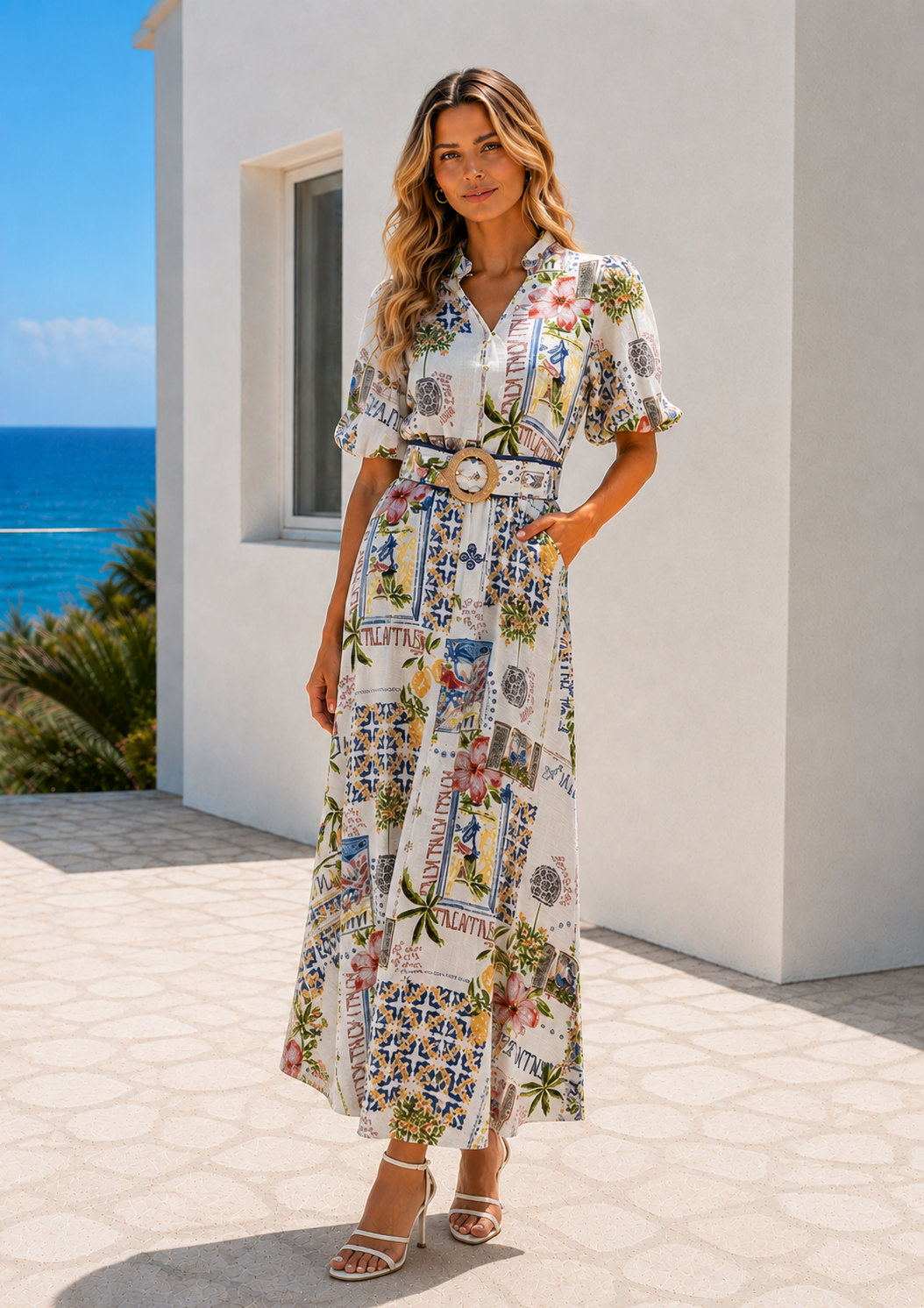 Amore Dress | Italy Print