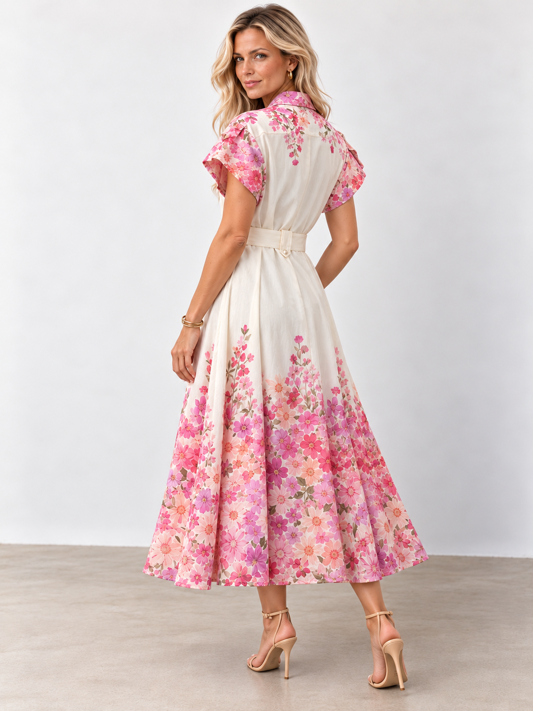 Willow Dress | Pink Floral