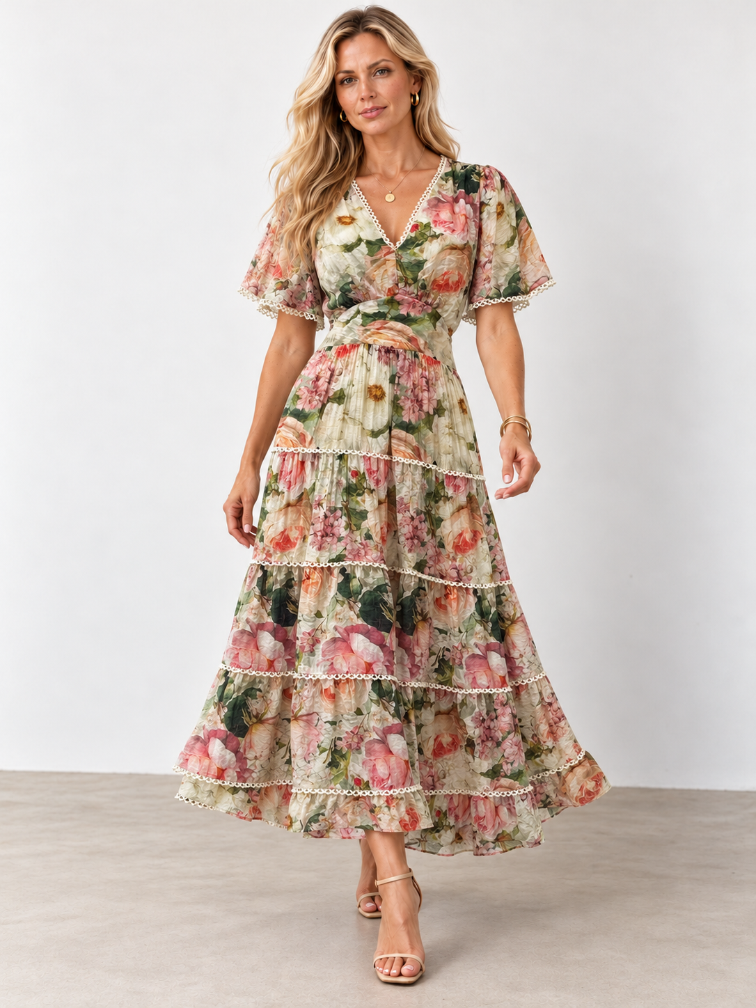 Majorelle Dress | Multi Floral