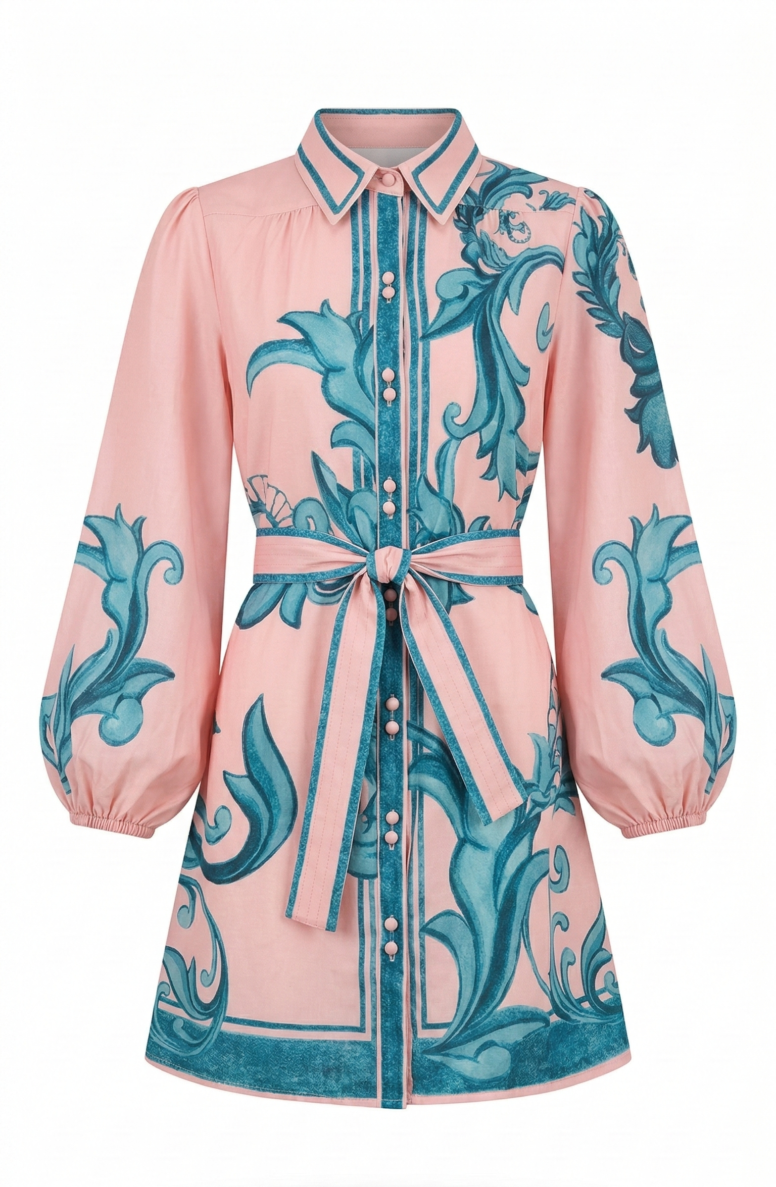 Melody  Linen Short  Dress   |  Pink