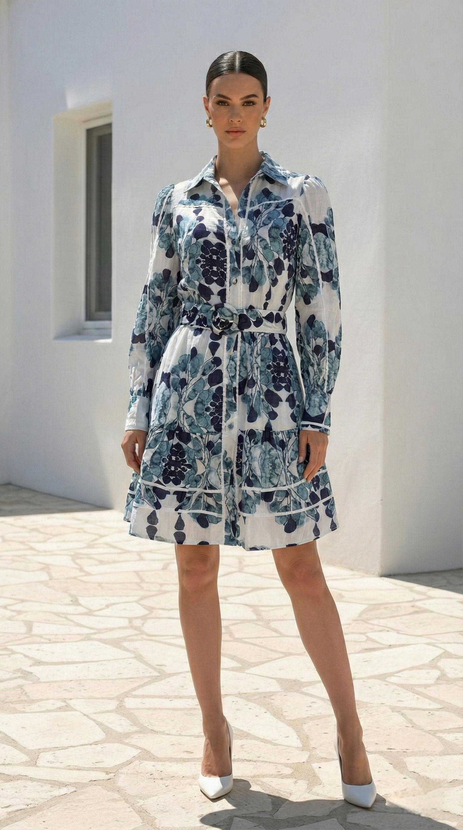 Evie Short  Dress  | Navy Blue