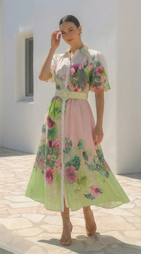 Magherita Dress  |  Pink