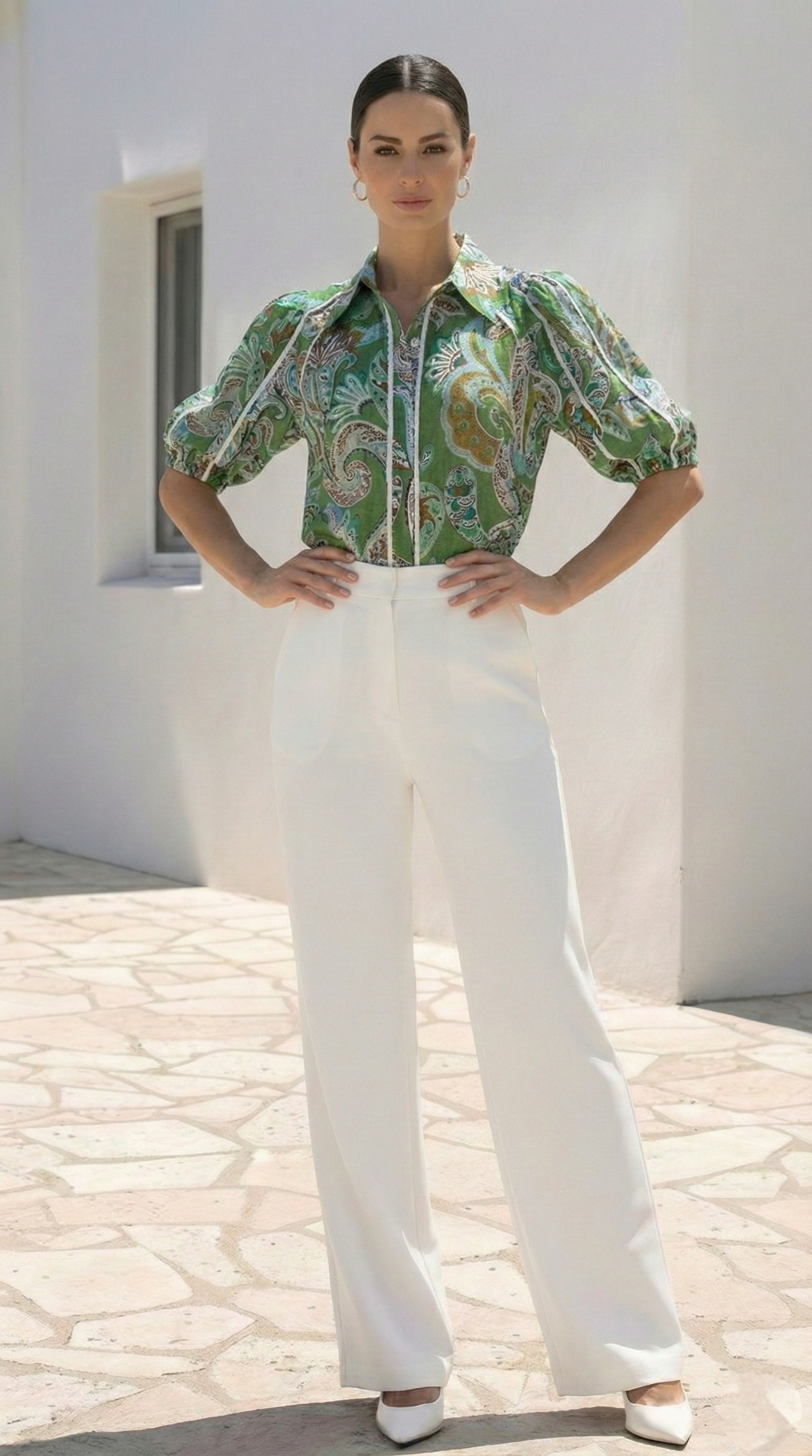 Sadie  Blouse | Green