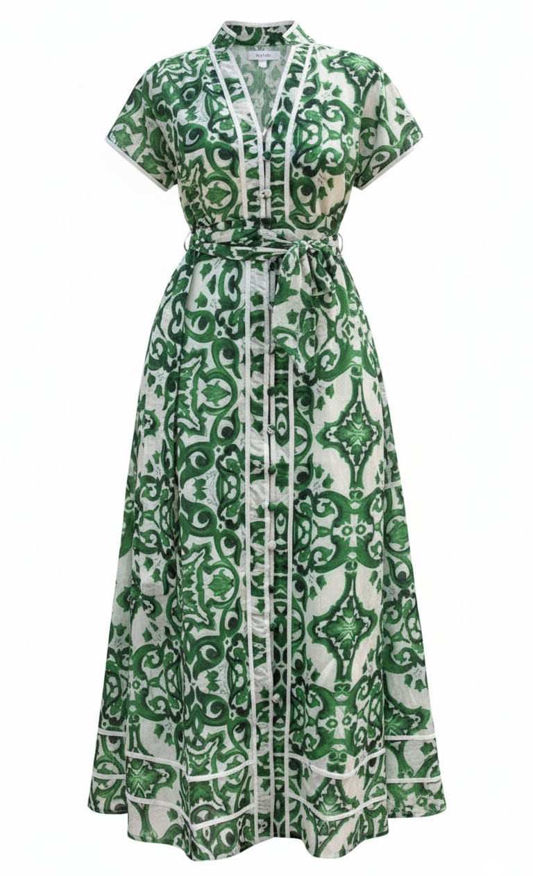 Estelle Dress  | Green