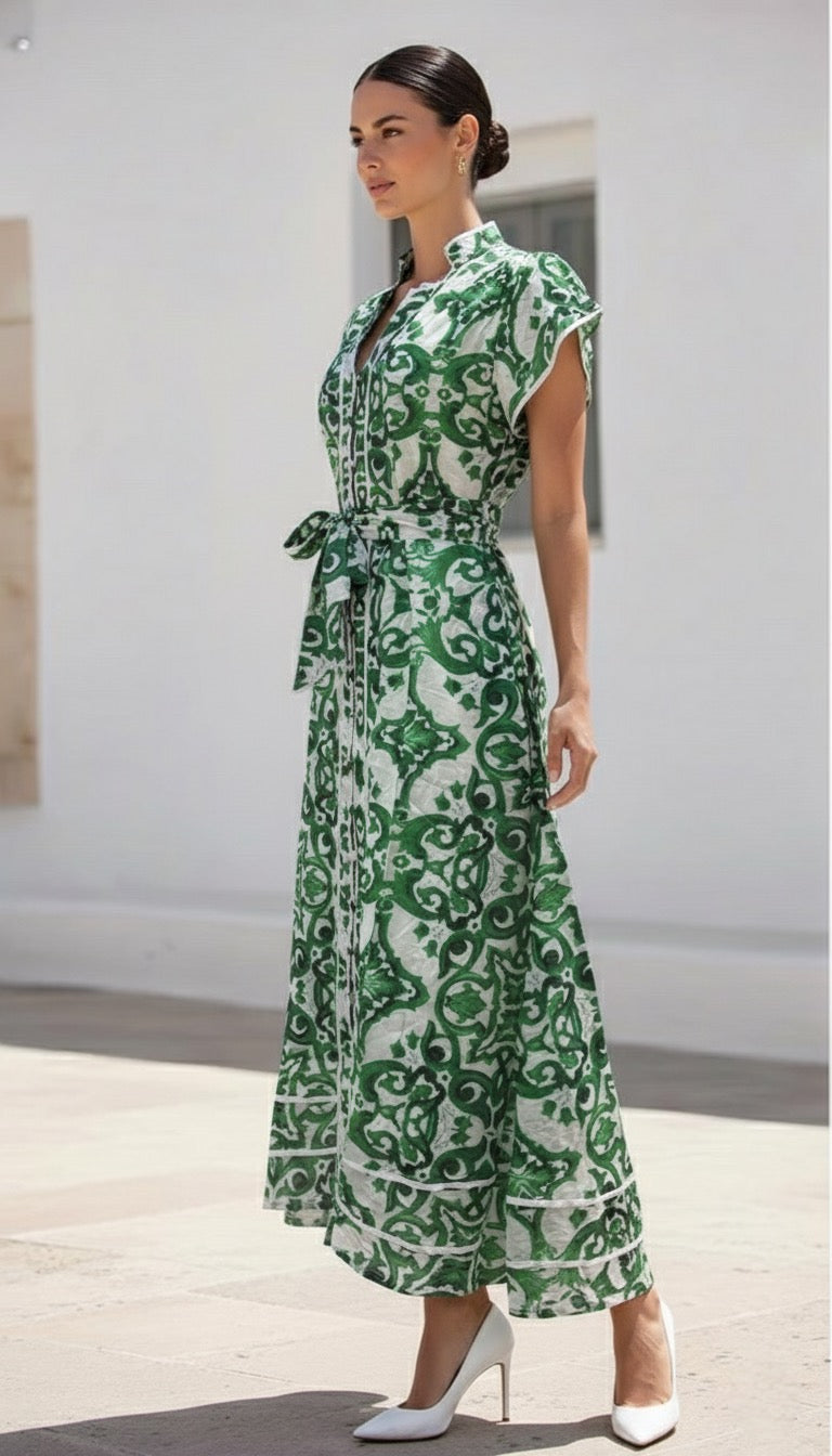 Estelle Dress  | Green