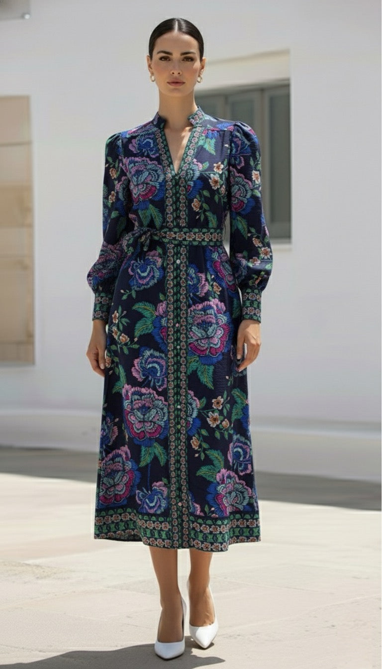 Liberty Dress  | Navy Floral