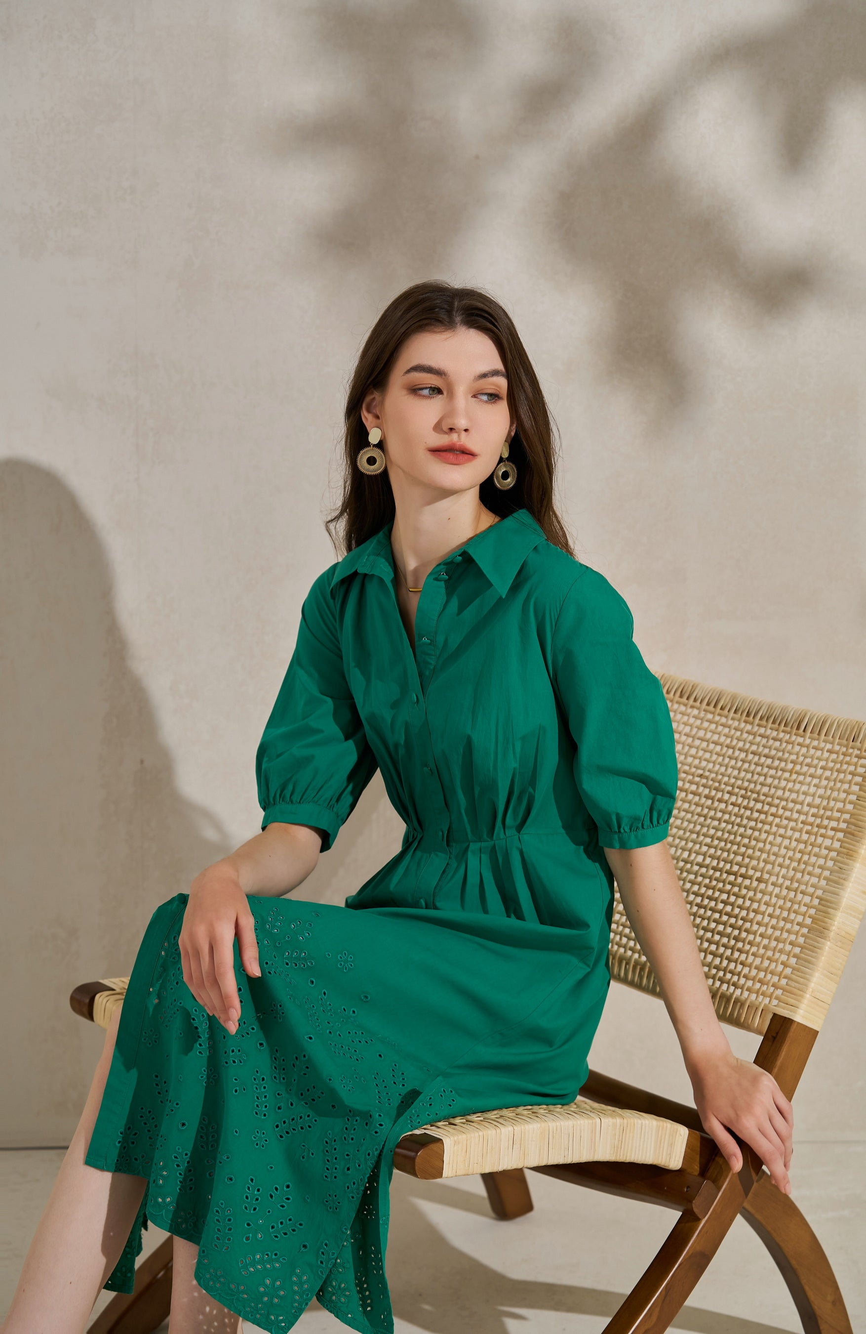 GDS Raven Tencel Long Dress | Sea Green DRESSES 10 12 14 16 8 GDS GREEN L M S XL XS