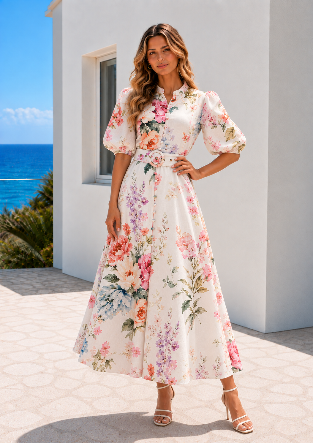 Isla Dress | Multi Floral
