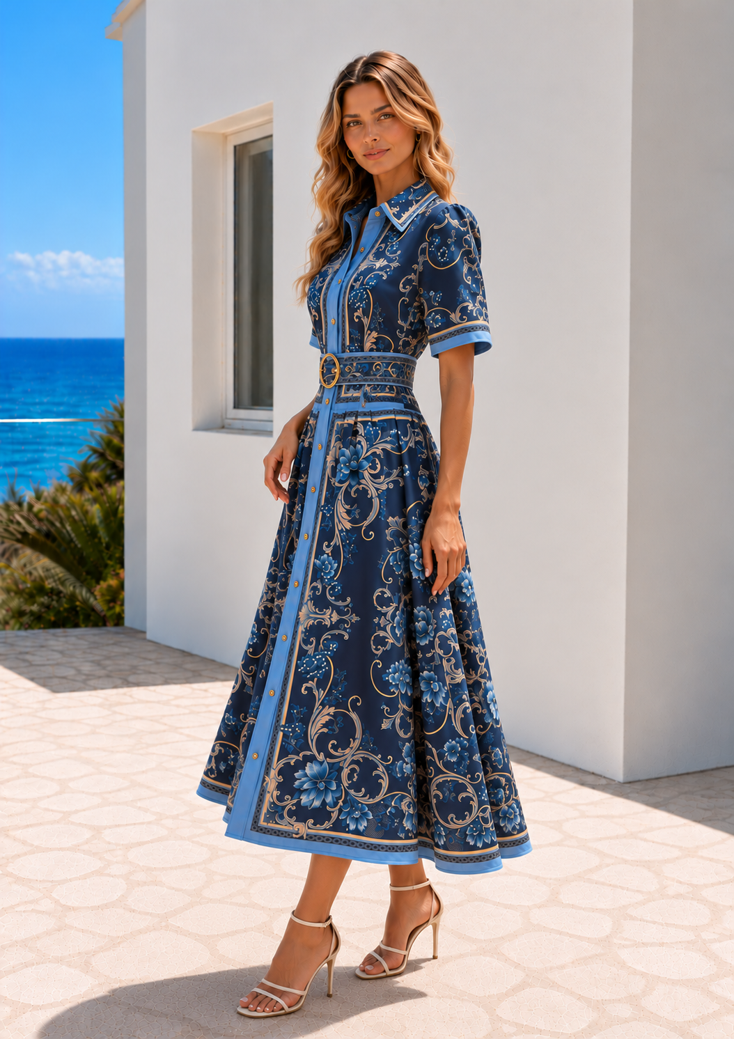 Georgie  Dress |  Navy