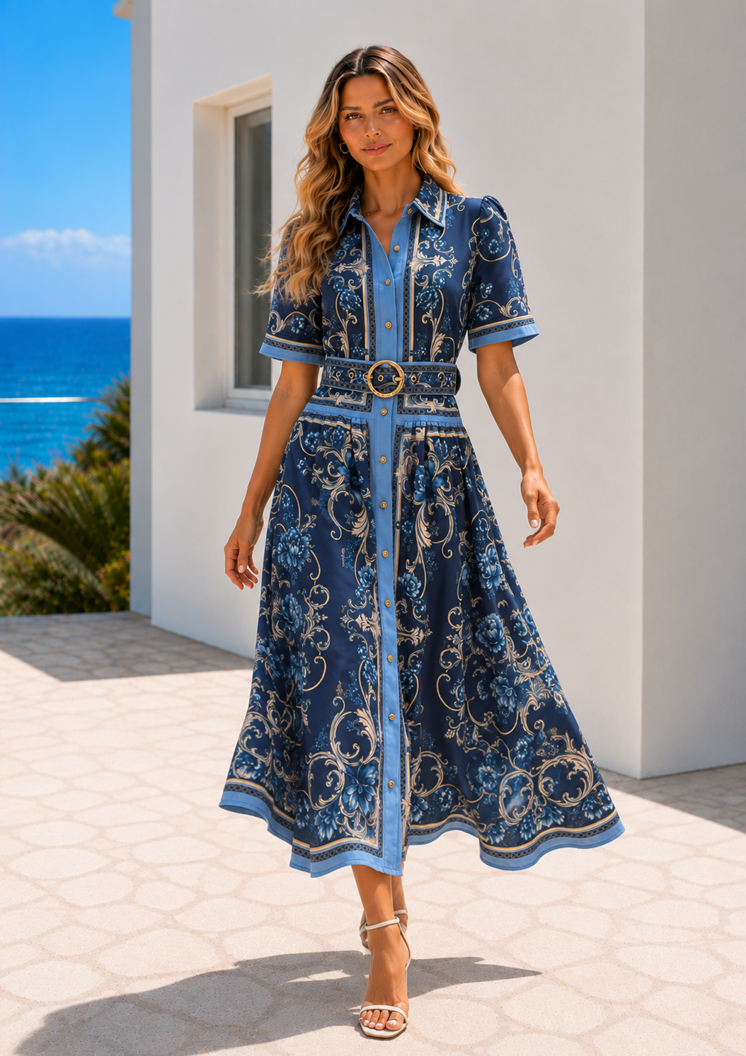 Georgie  Dress |  Navy