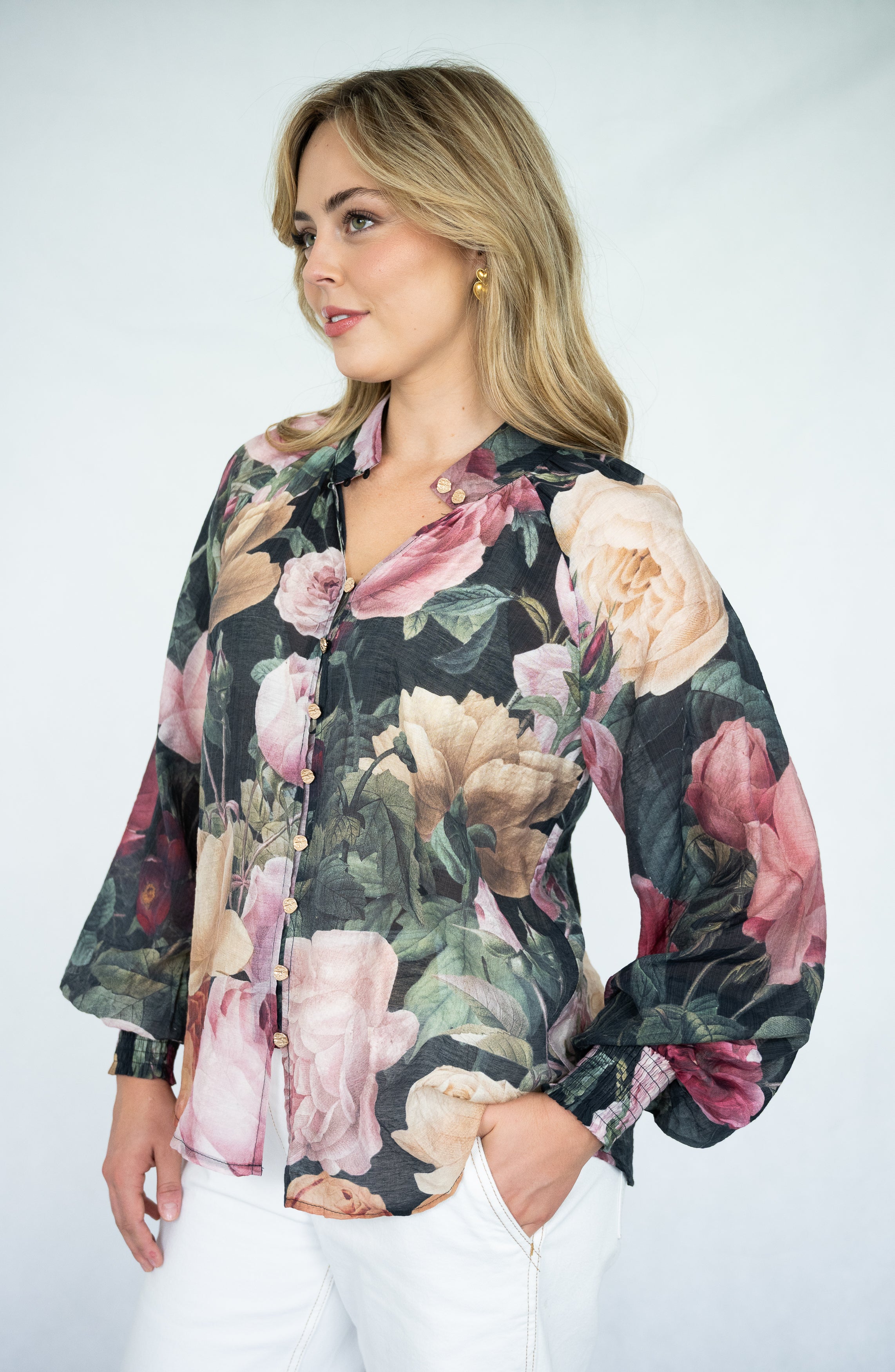Viola Blouse  | Multi Floral