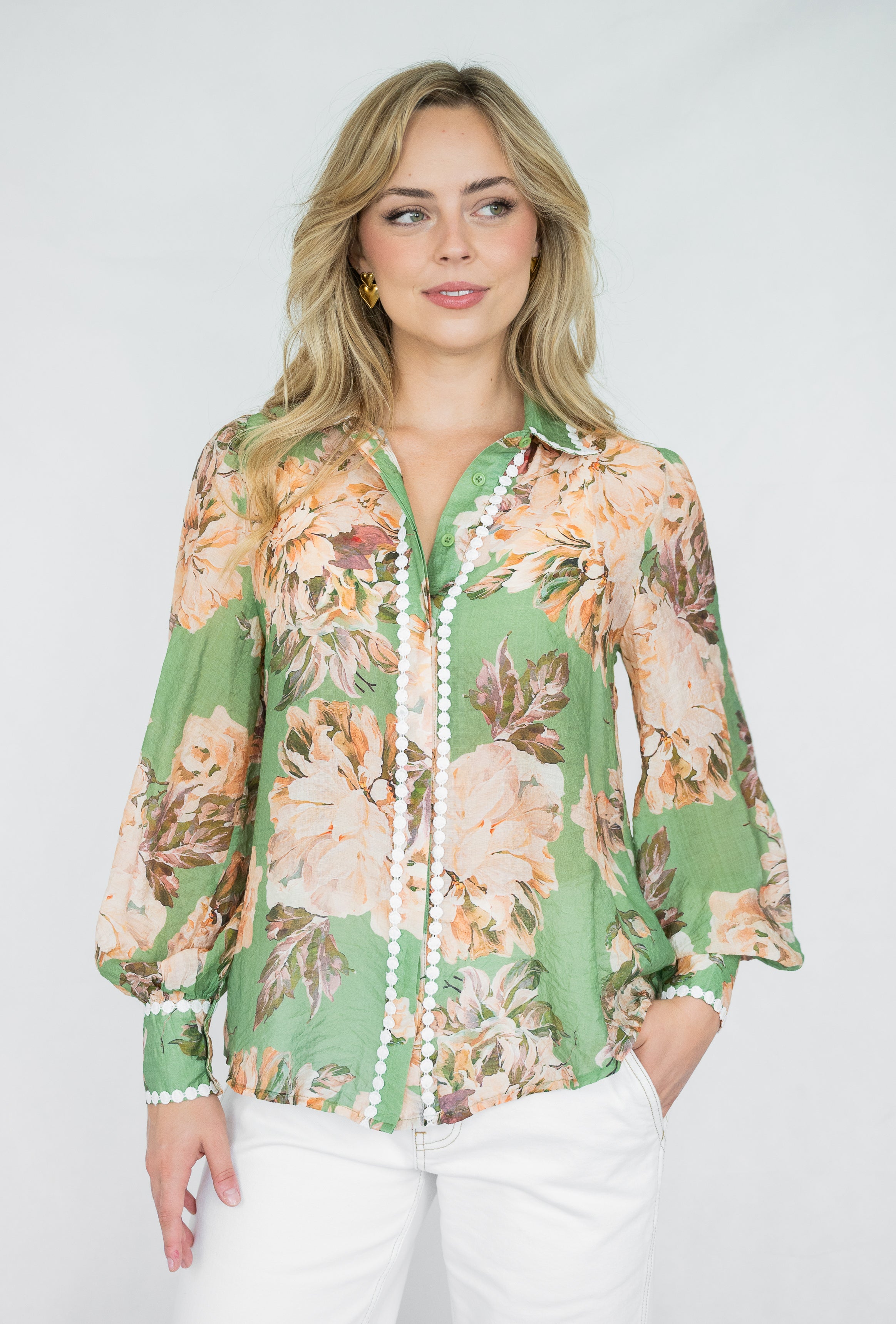 Vivienne Blouse  | Green