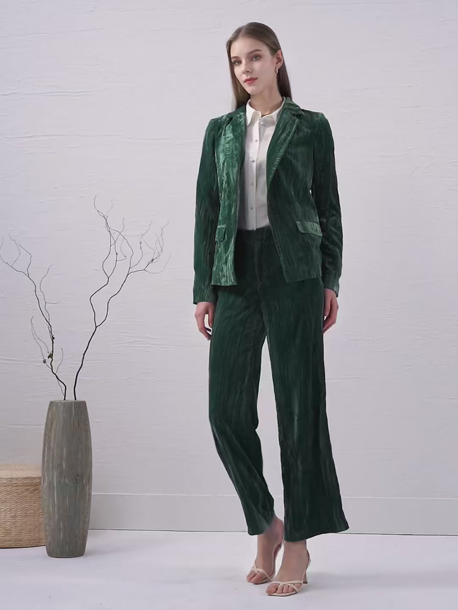 GDS Aliette Velvet Jacket | Green