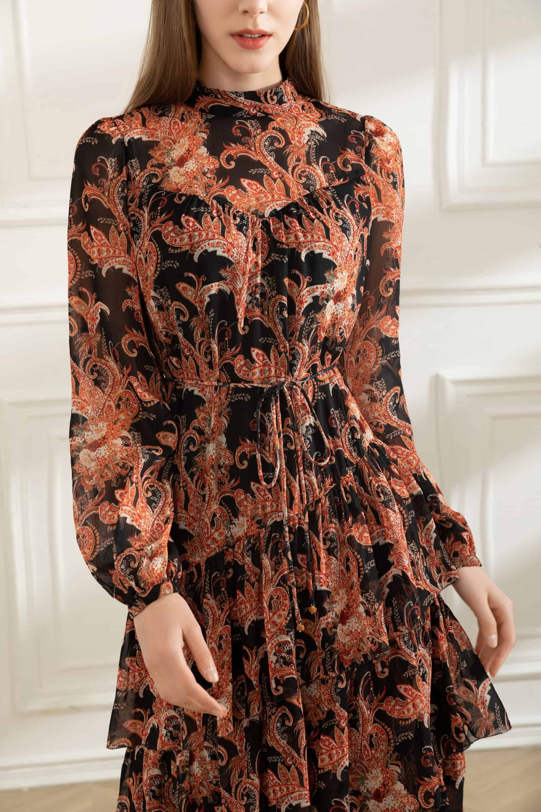 GDS Marchesa Dress | Red Print DRESSES autumn-winter AW 23 BLACK Catch DRESSES dup-review-publication GDS L M RACES S SALE 40 % wedding guest dress XL XS