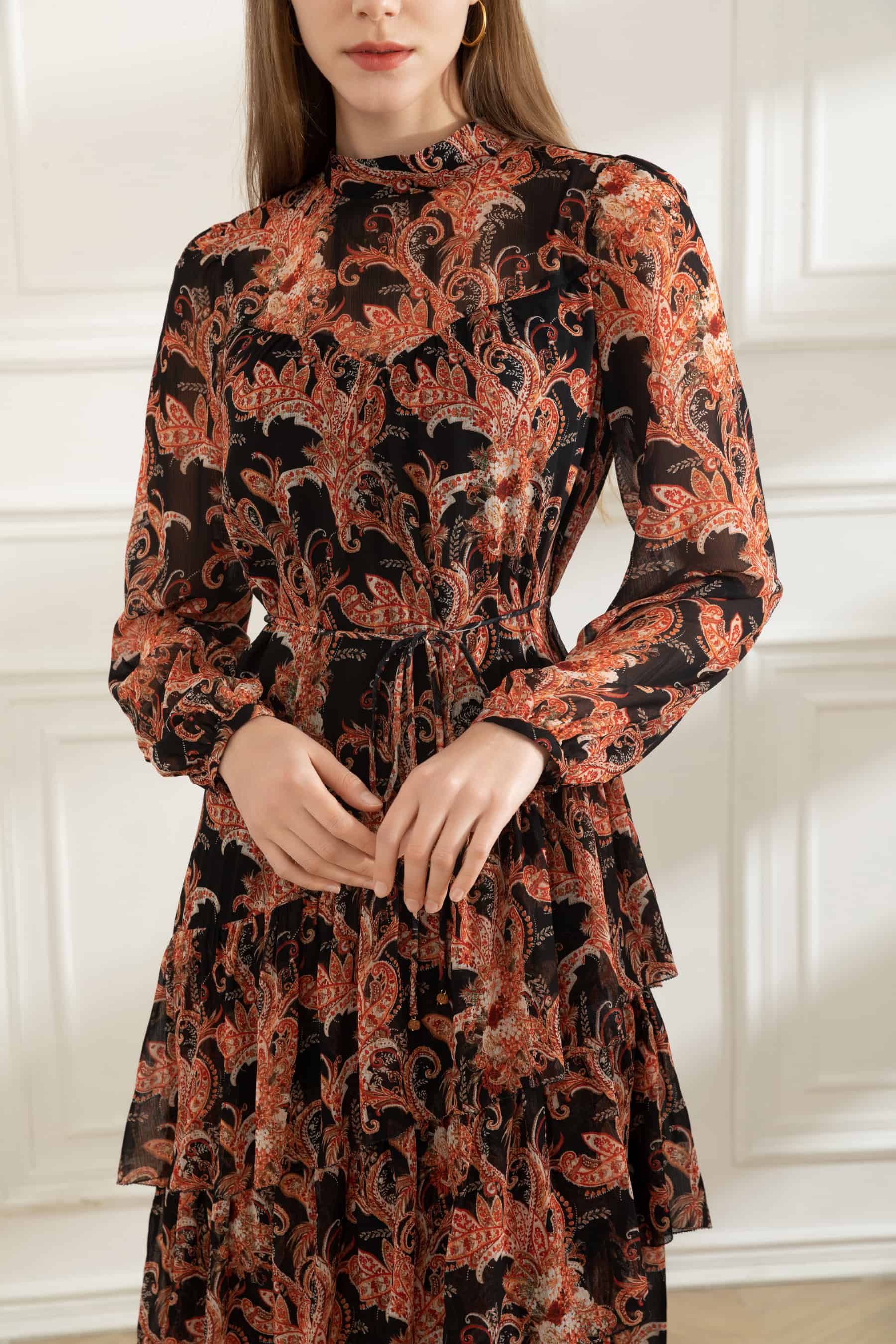 GDS Marchesa Dress | Red Print DRESSES autumn-winter AW 23 BLACK Catch DRESSES dup-review-publication GDS L M RACES S SALE 40 % wedding guest dress XL XS