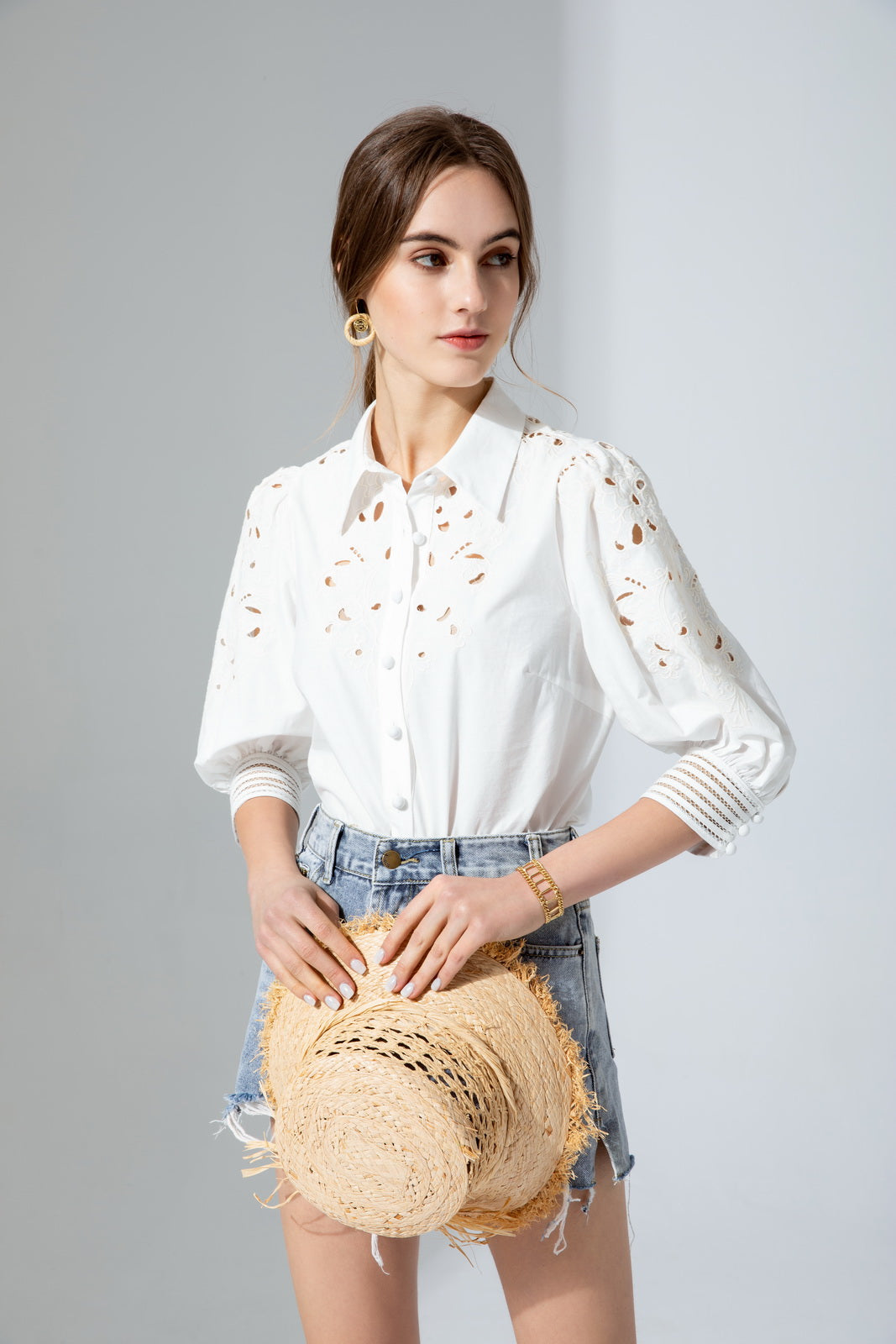GDS Latizia Blouse | White BLOUSES GDS L M S WHITE XS